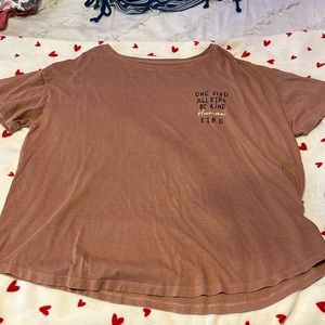 Brown Tee
